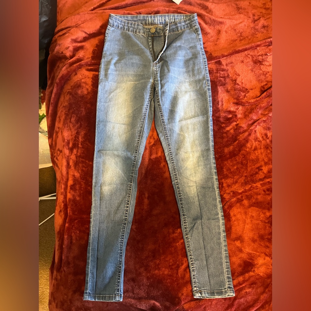 High waisted jegging